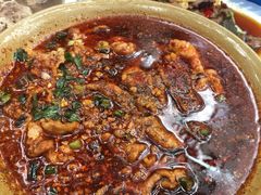 水煮肉片-雨田饭店