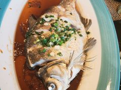 葱油鳊鱼-竹光餐厅(莫干山天籁之梦日出酒店)