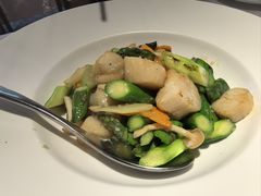 芦笋炒带子-同乐轩