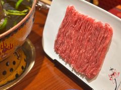 大刀手切羊腿肉-1078號老北京涮肉(松柏店)