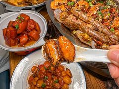 -东来菜馆•手抓海鲜家常菜•海鲜锅贴(鸽子窝店)