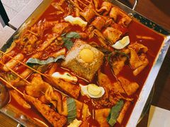 鱼饼火山炒年糕-包装马车·韩国料理·포장마차