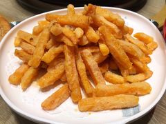蛋黄焗南瓜-小船渔村•大连菜•大连焖鱼(黄河路店)