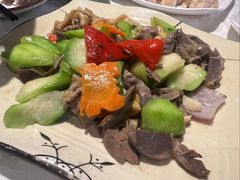 鸡杂炒丝瓜-黄B湛江鸡饭店(粤垦路店)