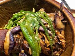 皮蛋青椒擂茄子-费大厨辣椒炒肉(皇庭广场店)