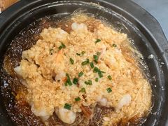 蒜蓉砂煲焗大虾-江宴渔村·鱼鲜土菜(紫荆广场店)