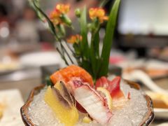 刺身三拼-大渔铁板烧(花园道店)