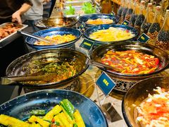自助取餐区-大山炭火烤肉自助(百盛步行街广场店)