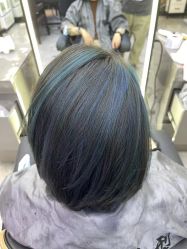 点击看大图 -藤野造型烫发染发