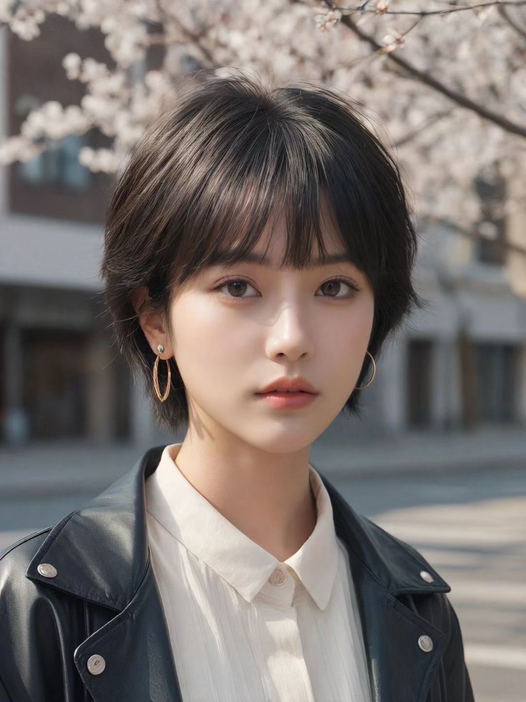 短发女神 简单又好看的发型 原创精