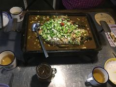 -探鱼·鲜青椒爽麻烤鱼(中天广场店)