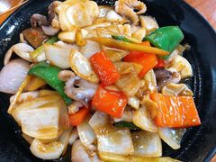 炒八爪鱼-台州老六海鲜面馆(上南总店)