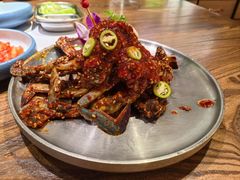 -明洞阿姨·韩式酱蟹烤肉·创意料理(三元桥店)