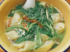 小青菜百叶丝汤馄饨-山北老老头馄饨
