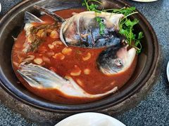 酱炖鱼头-燕北云山·农家菜·灶台鱼(密云溪翁庄店)