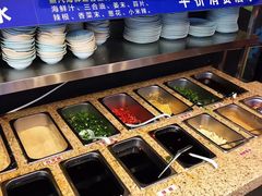 自助调料区-蟹谢蒸鲜自助餐厅