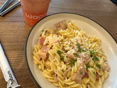 意式螺丝面配培根鸡肉-wagas(暖山店)