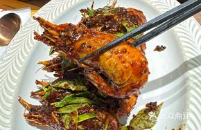Thai-style Black Pepper Stir-fried Giant Shrimp