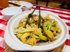 封缸肉炒有机花菜-西贝莜面村(近铁城市广场店)