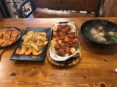 烤肉拼盘-老东镇啤酒屋海鲜加工·蒸汽海鲜·海鲜烧烤(台东店)