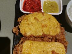 鸡蛋裹炸馒头片-小吊梨汤·北京菜·烤鸭(鸟巢店)