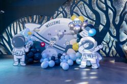 -团子宝宝宴派对百日宴生日布置策划·求婚策划·气球布置别墅民宿