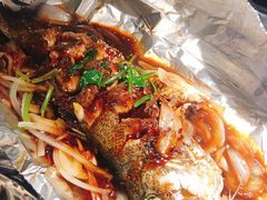 酱烤活鲈鱼-新白鹿餐厅(虹桥南丰城店)