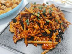 鱼香鸡丝-大眼锅贴水饺(河东店)
