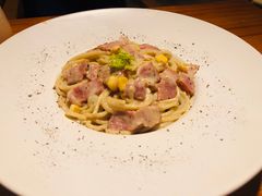奶油培根意面-ChanDu躔度咖啡(灯塔店)