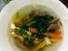 榨菜肉丝汤-清真·伊清阁餐厅
