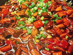 爆炒鸡血-新天一烤·贵州菜·烧烤(乌当店)
