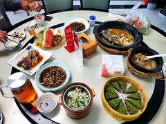-七的湖·晚芳亭·阳澄湖农家菜·大闸蟹(莲花岛店)