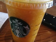 芒果西番莲果茶星冰乐-星巴克(泰安万达店)