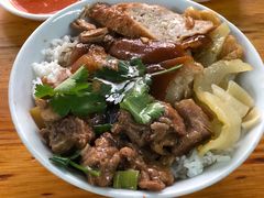猪腿拼鸭肉饭-林尧隆江猪脚饭店(东门店)