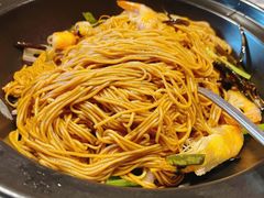 虾干葱油捞面-芳满庭·江浙小馆(1912店)