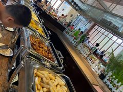 自助取餐区-海棠湾九号度假酒店-融荟家和中餐厅