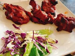 串烤羊排配以薄荷蜜汁-克比叔叔印度餐厅Kebabs on the Grille(永康路分店)