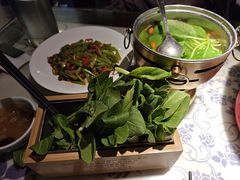 生烫鸡毛菜-卢大鲜鱼头捞饭(美利广场店)
