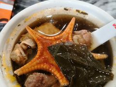 海底椰川贝龙利叶淡菜炖海星鹧鸪-益寿炖品店