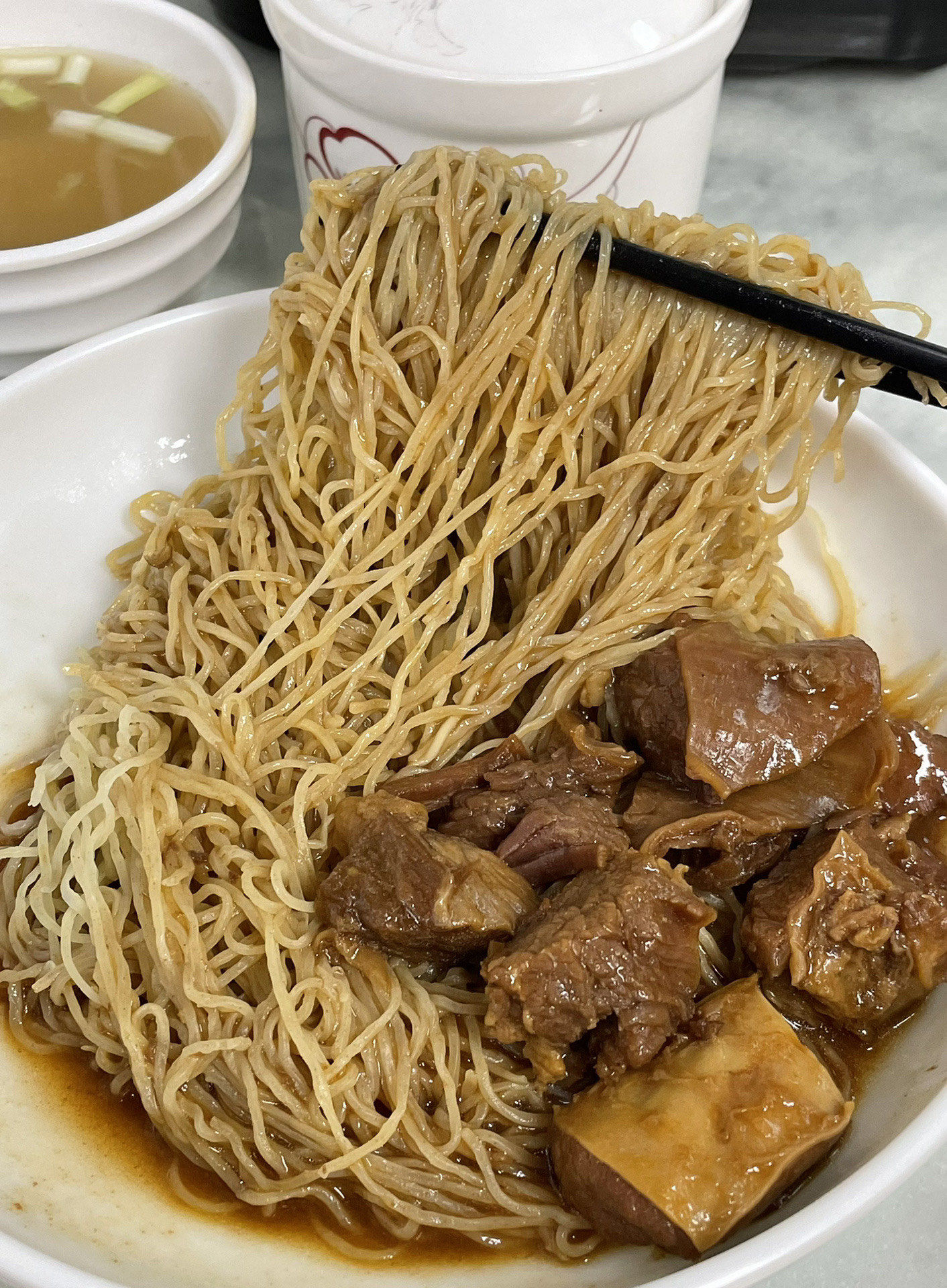 连续七天都来打卡的牛腩捞面!