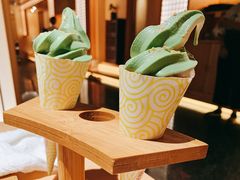 抹茶双拼冰淇淋-隐泉京望日式料理(太和广场店)
