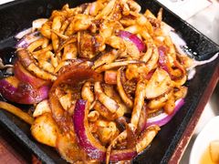 铁板鱿鱼须-韩宫宴烤肉·料理(南京江宁万达店)