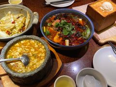 海鲜毛血旺-绿茶餐厅(华联万柳店)