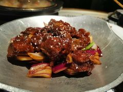 蒜香蜜汁排骨-绿茶餐厅(同成街华联店)