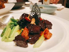 黑金雪花牛肉粒-上海和平饭店龙凤厅 Dragon Phoenix