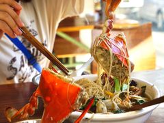 海鲜姜汤面+螃蟹-马路桥姜汤面(江城大楼店)