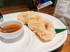 炸虾饼配泰国梅子酱-帕蓝·暹罗料理(大学路店)
