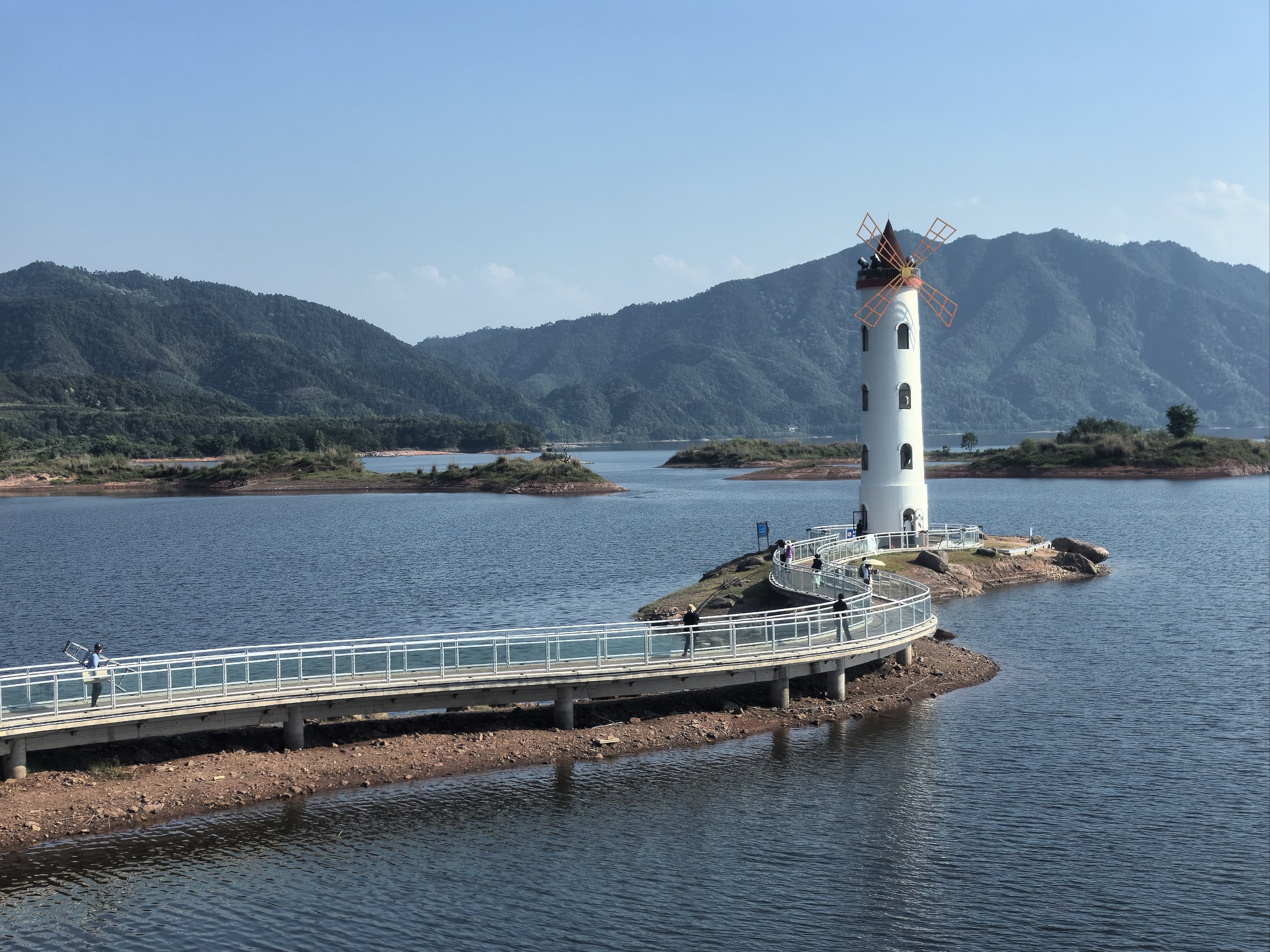 千岛湖灯塔地理位置图片