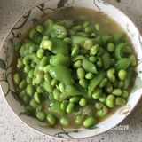 丝瓜炒毛豆这样清爽的家常菜