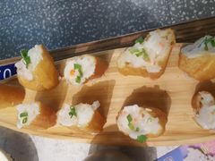 鲜潭手制墨鱼滑老油条-鲜潭蒸汽石锅鱼(五道口购物中心店)